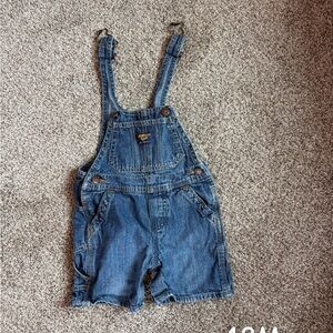 OshKosh B'gosh Denim Shortall Overalls in Blue